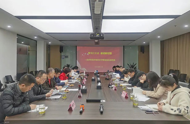 合肥市黨外知識分子聯(lián)誼會走進肥西活動在磐石科技舉行